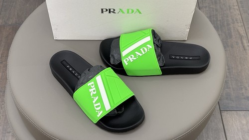 Prada sporty sliders neon - prada,
