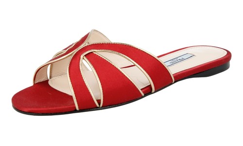 Prada satin slides pantoletten - slides,