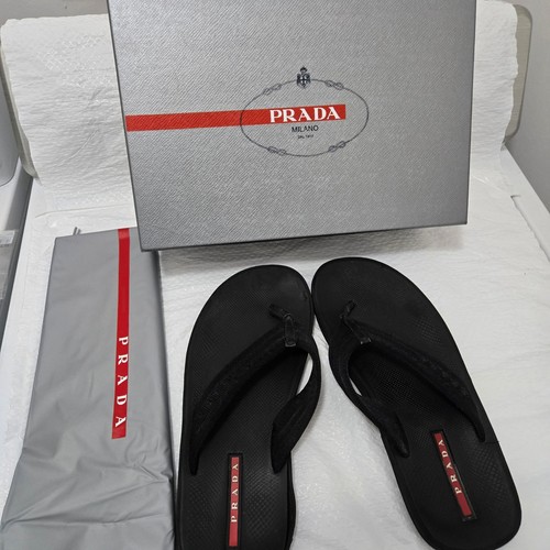 Prada linea rossa black - black, canvas