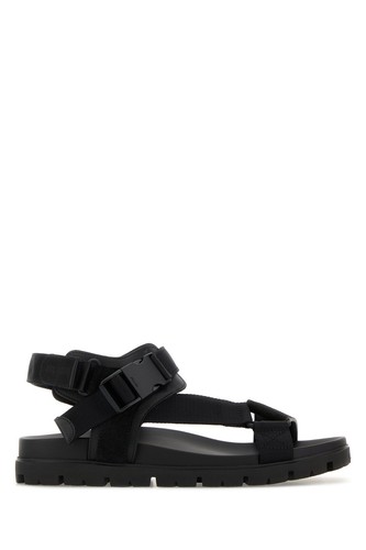 Prada 1120 black suede and - black,