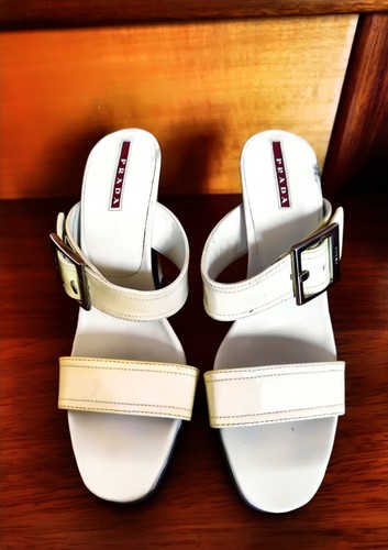 Prada paint sandals - prada,