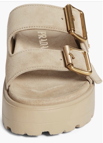 Prada fussbett flatform slide - prada,