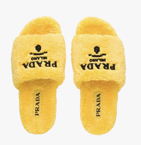 Prada yellow terry cloth black - cloth,