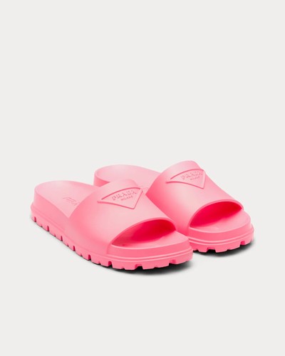 Prada logo embossed - embossed, slip-on